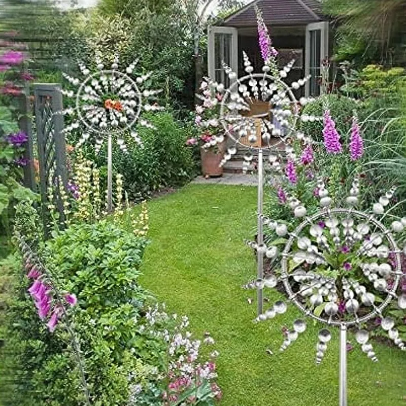 Garden Magic Metal Kinetic Windmill