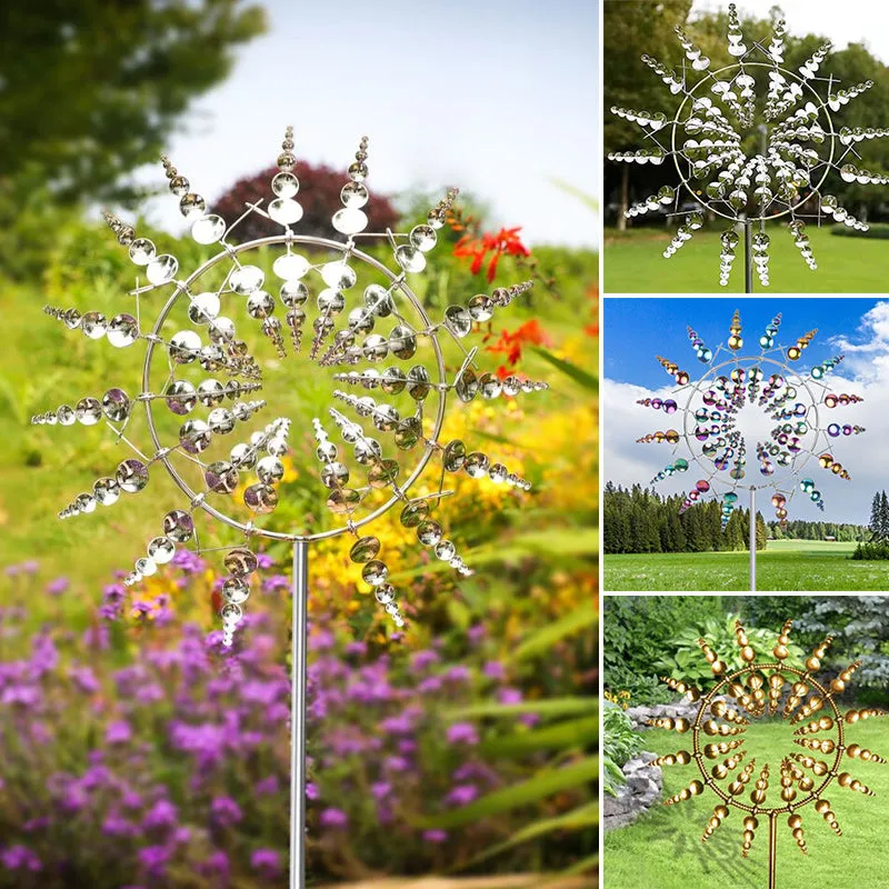 Garden Magic Metal Kinetic Windmill