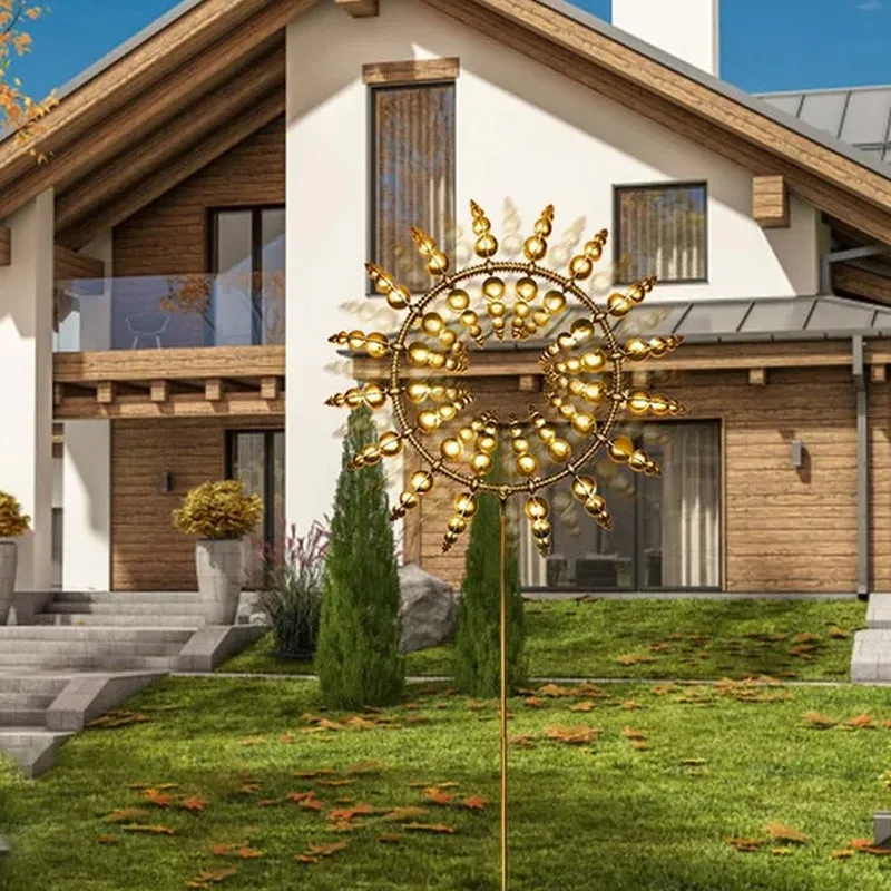 Garden Magic Metal Kinetic Windmill