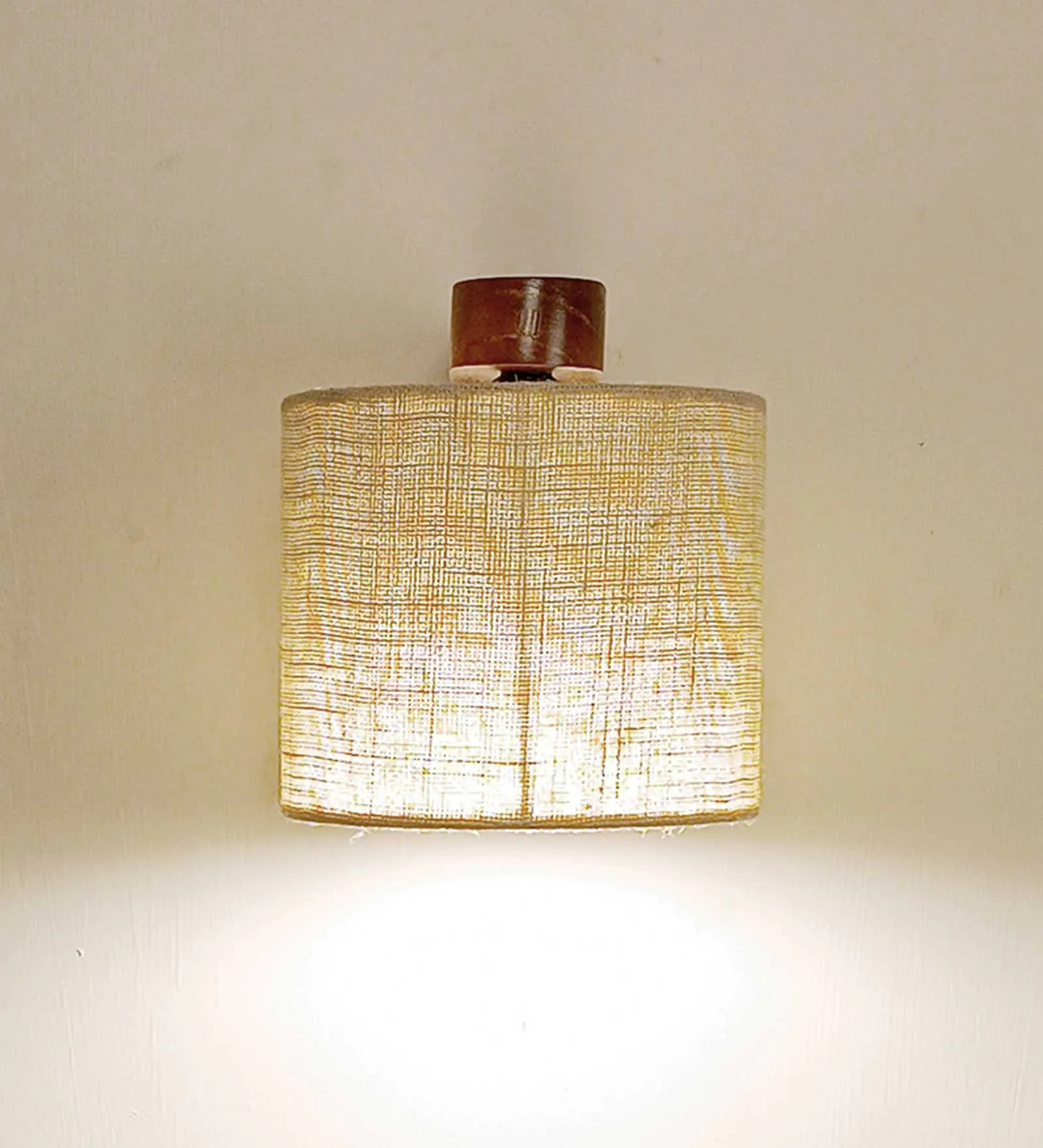 Gimli Brown Wooden Wall Light
