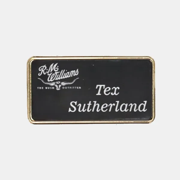 Gold Name Badge Holders - Large Size - Pack of 20