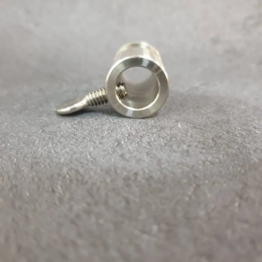 Guide Bush Collar to Suit 14mm Round Skewer (10mm Square Rod) - Flaming Coals