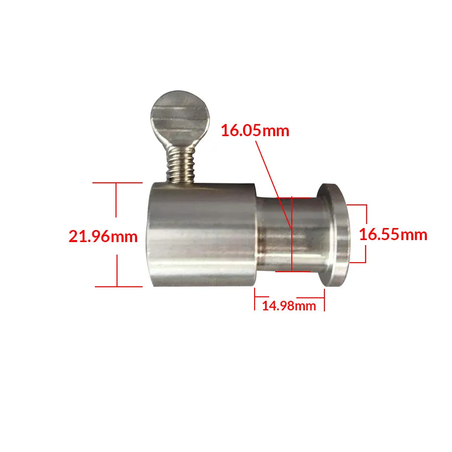 Guide Bush Collar to Suit 14mm Round Skewer (10mm Square Rod) - Flaming Coals
