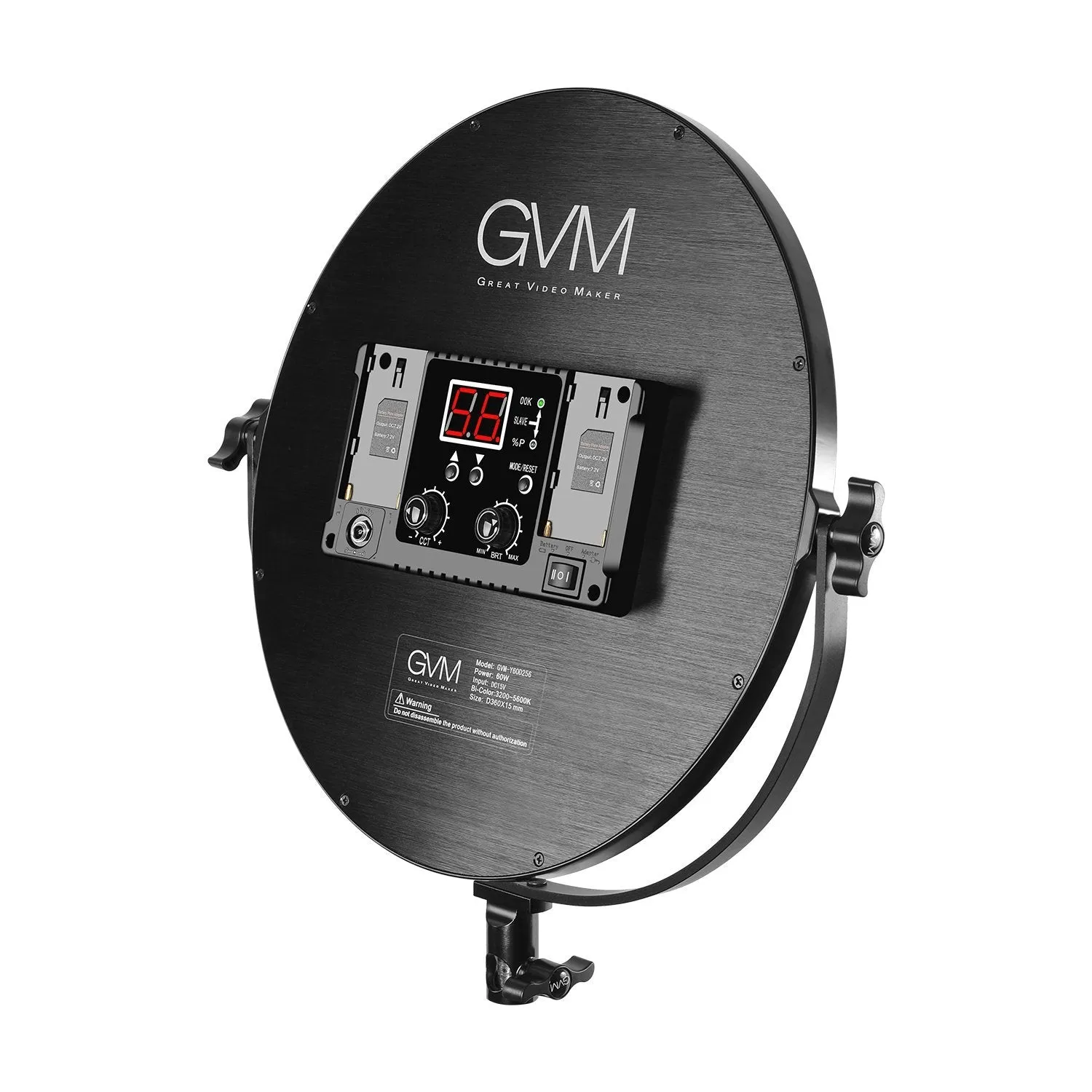 GVM Y60D256 Bi-Color LED Video Edge Light (15")
