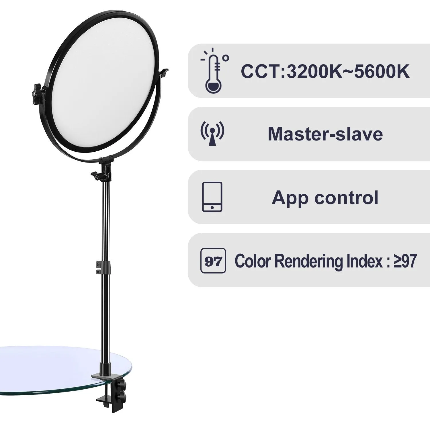 GVM Y60D256 Bi-Color LED Video Edge Light (15")