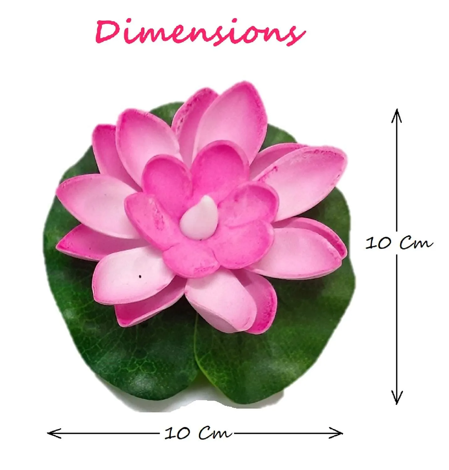Home Harmony's LED Water Floating Lotus Flowers with Batteries (Multicolor, 6 LED Floating Lotus Flowers) - 6pcs