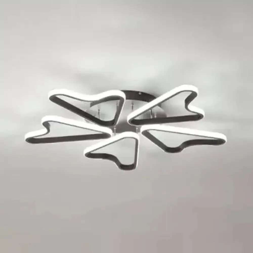 Horn-Shaped LED Ceiling Lamp for Modern Child Bedroom, Made of Acrylic