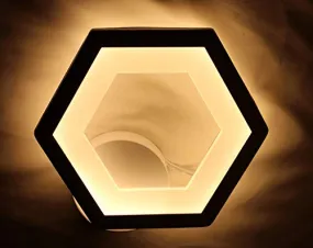 Imper!al Hexagon Shaped Led Wall Lamp Led Wall Light Lamp for Wall Led Wall Scone