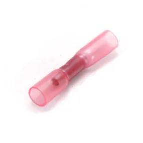 Insulated Heat Shrink Butt Wire Electrical Crimp Terminal Connector - 100 pack
