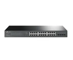 JetStream 28-Port Gigabit Smart Switch with 24-Port PoE 