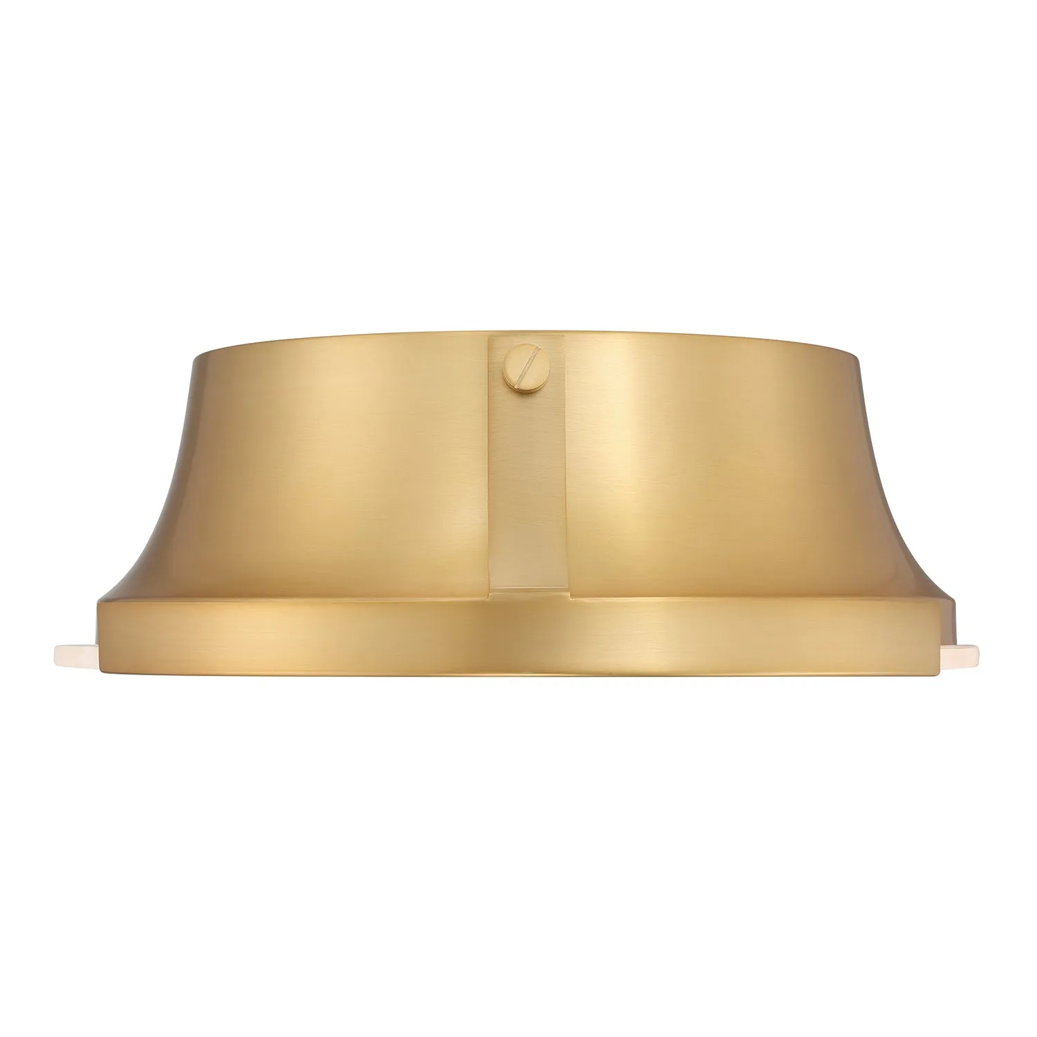 Joni LED Alabaster Flush Mount, Aged Brass