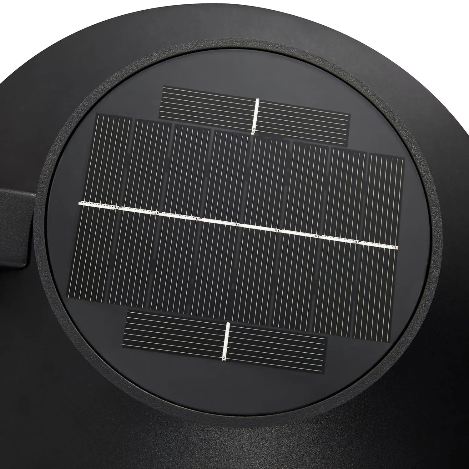 Justina Solar Outdoor LED Wall Light 5w in Black, Anthracite