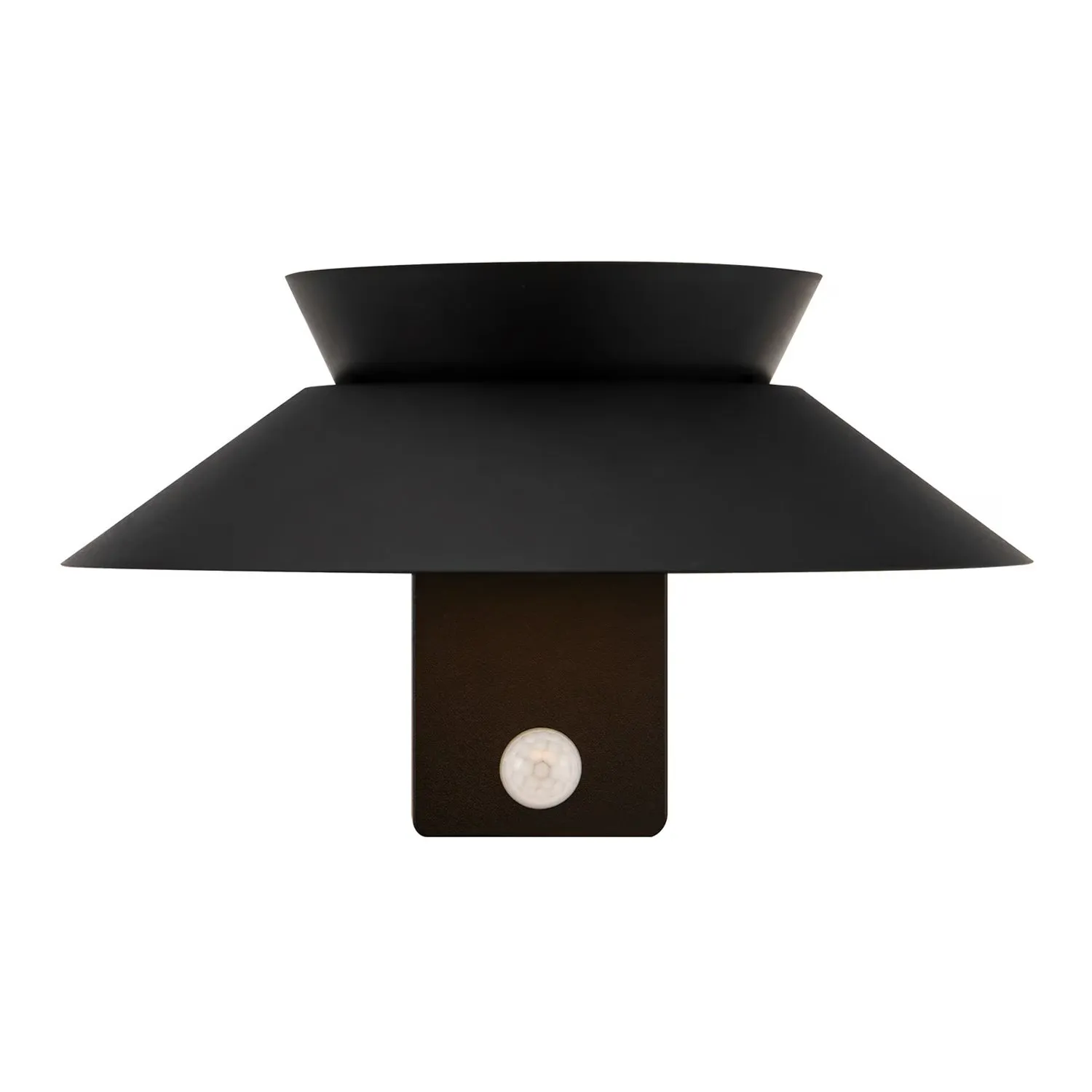 Justina Solar Outdoor LED Wall Light 5w in Black, Anthracite