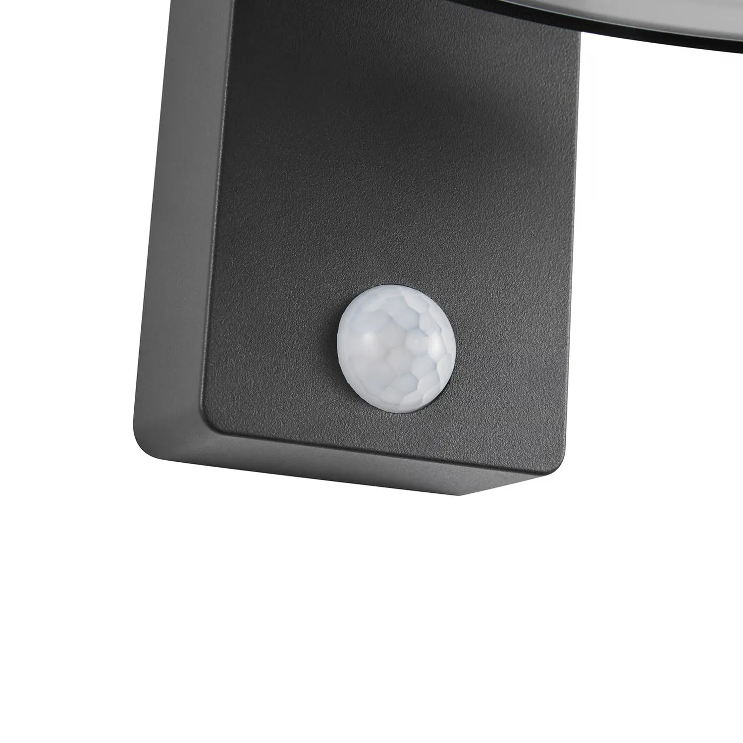 Justina Solar Outdoor LED Wall Light 5w in Black, Anthracite