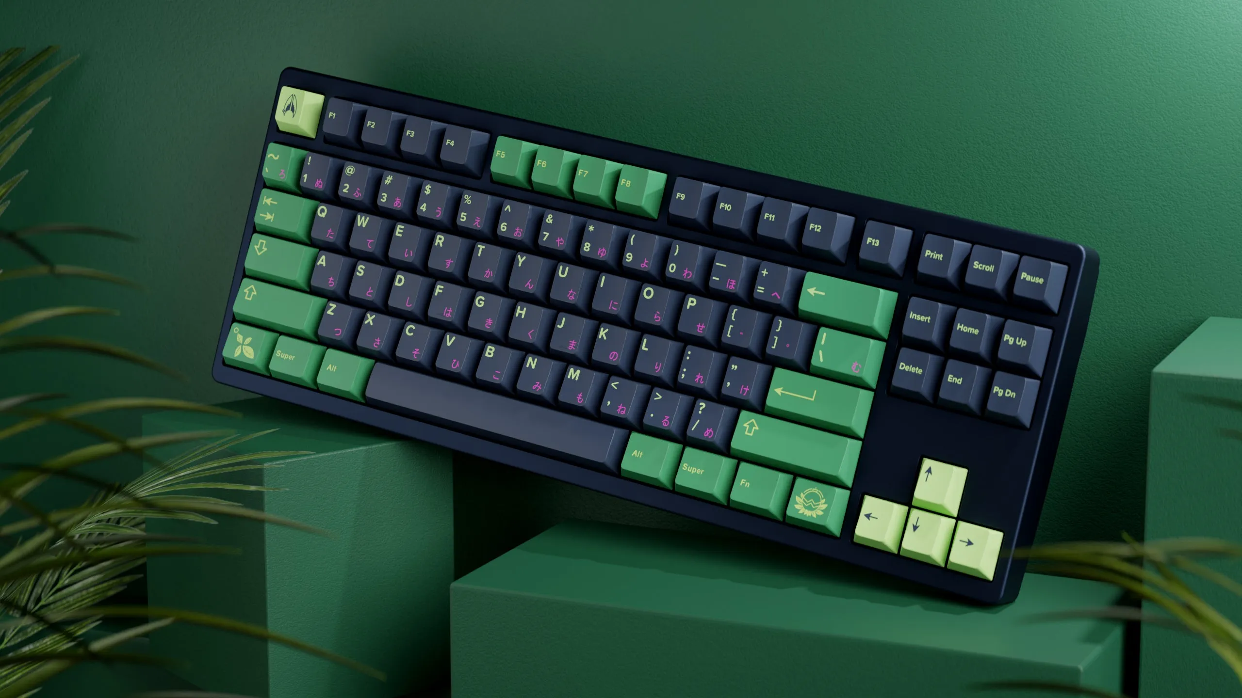 kfaPBT Forest Watcher Keycaps by KFA X Captain Sterling