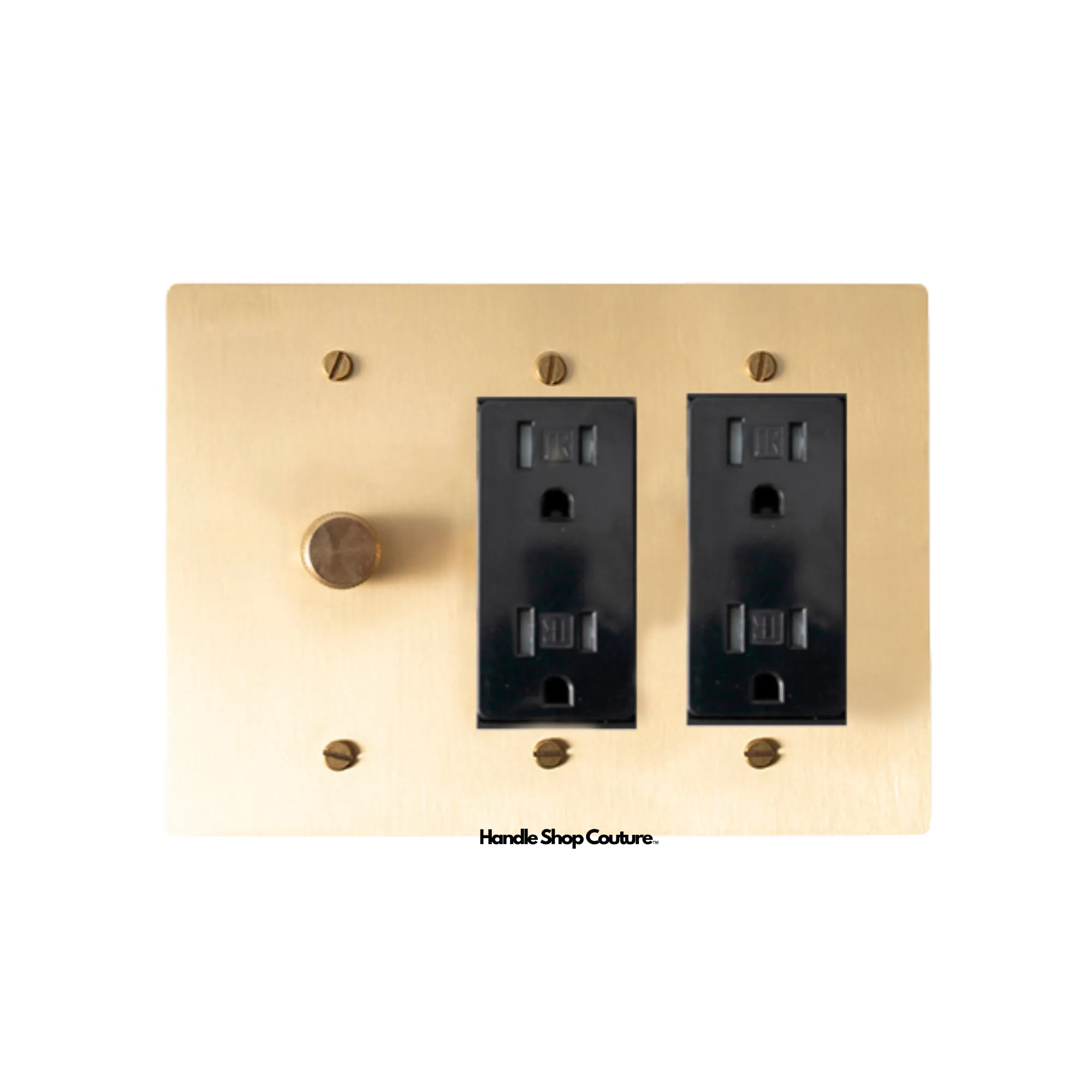 KLAS / Brass Mixed Dimmer Switch (3-Gang)