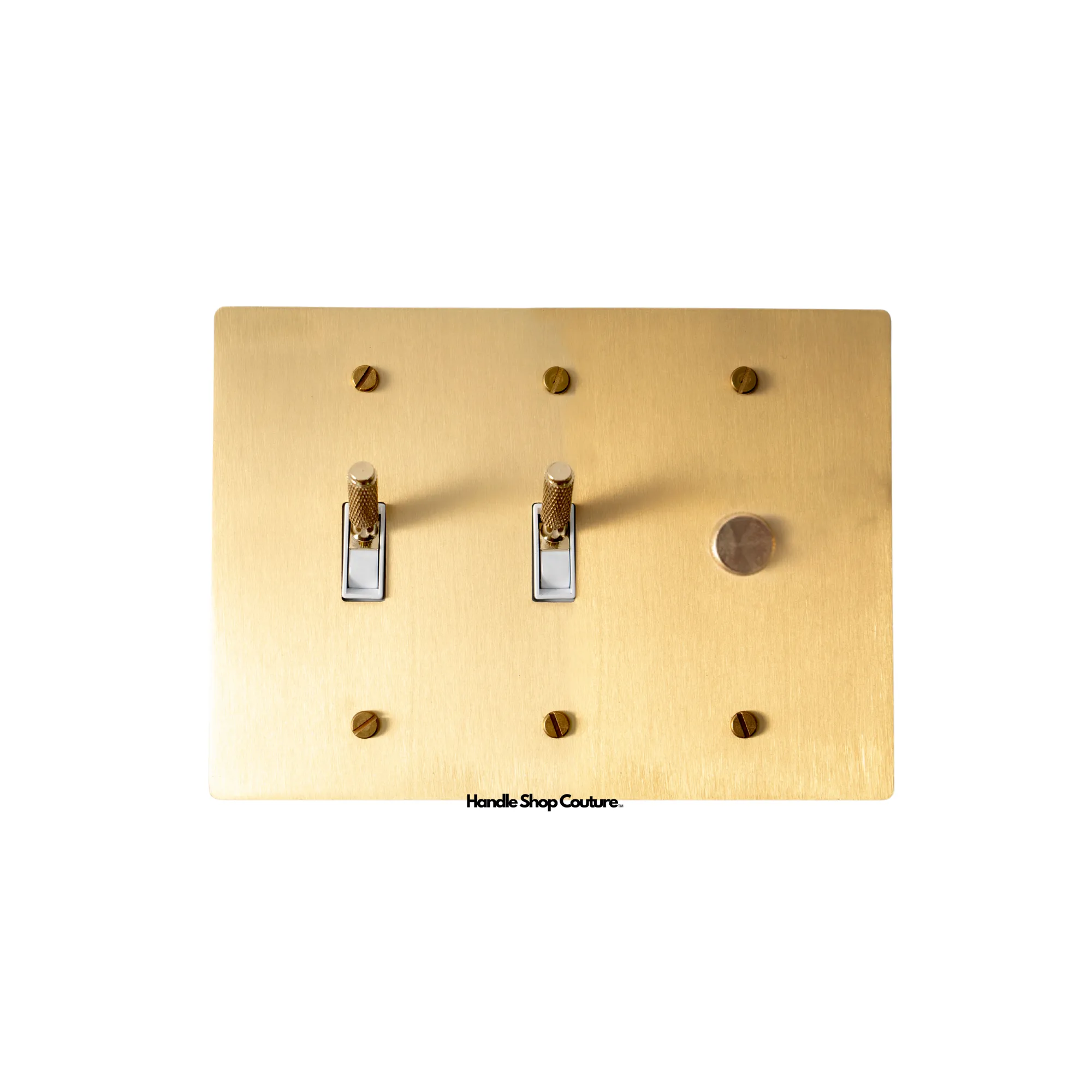 KLAS / Brass Mixed Dimmer Switch (3-Gang)