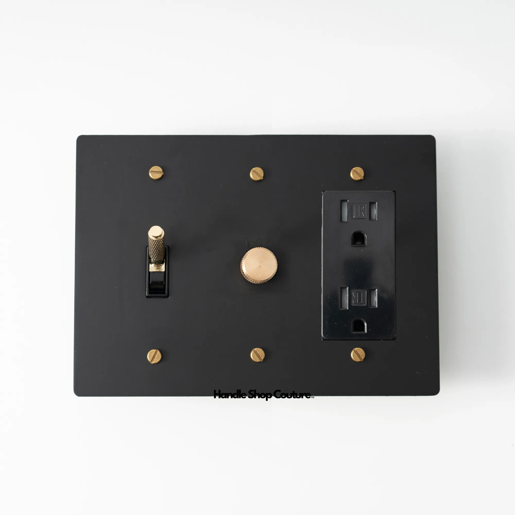 KLAS / Brass Mixed Dimmer Switch (3-Gang)