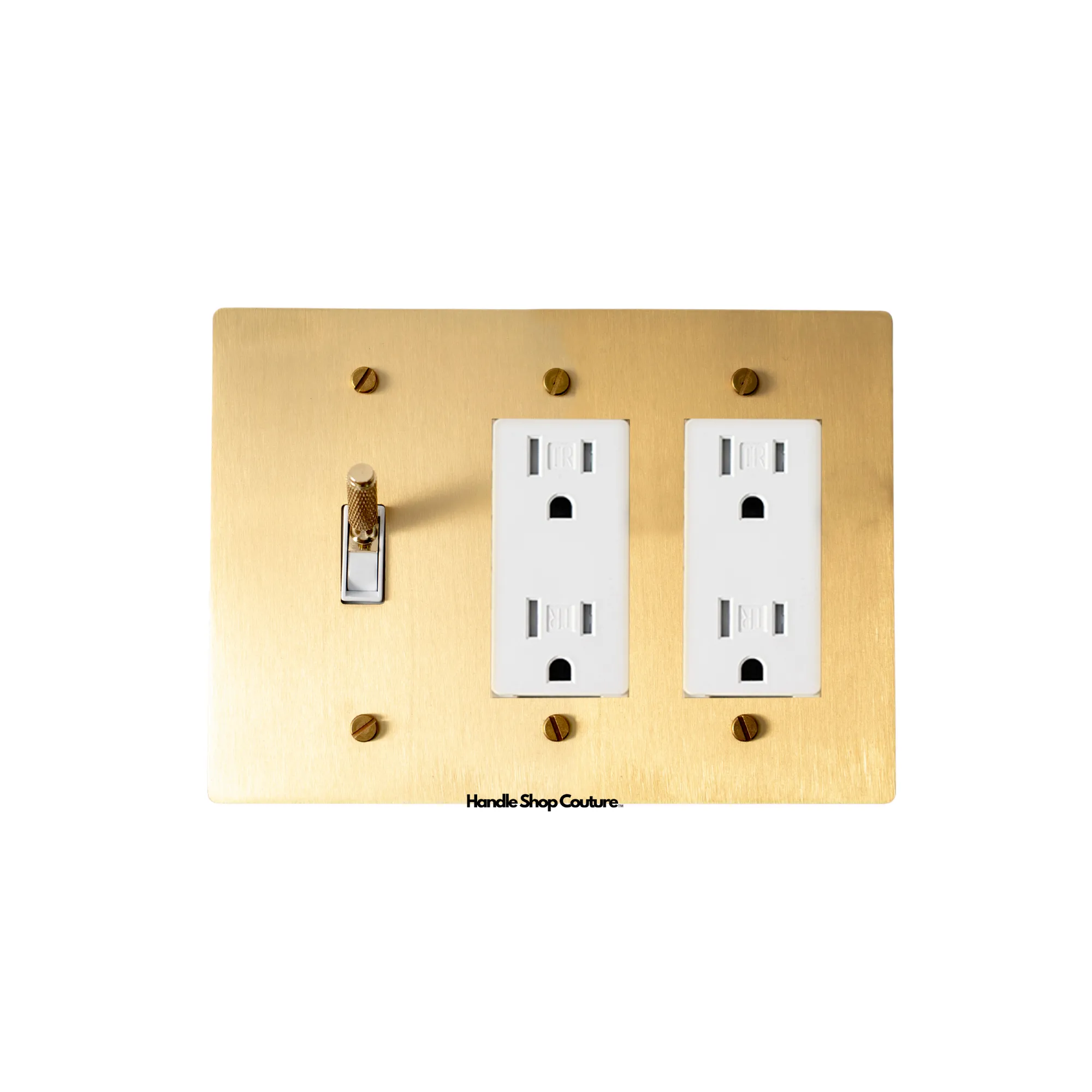 KLAS / Brass Mixed Dimmer Switch (3-Gang)