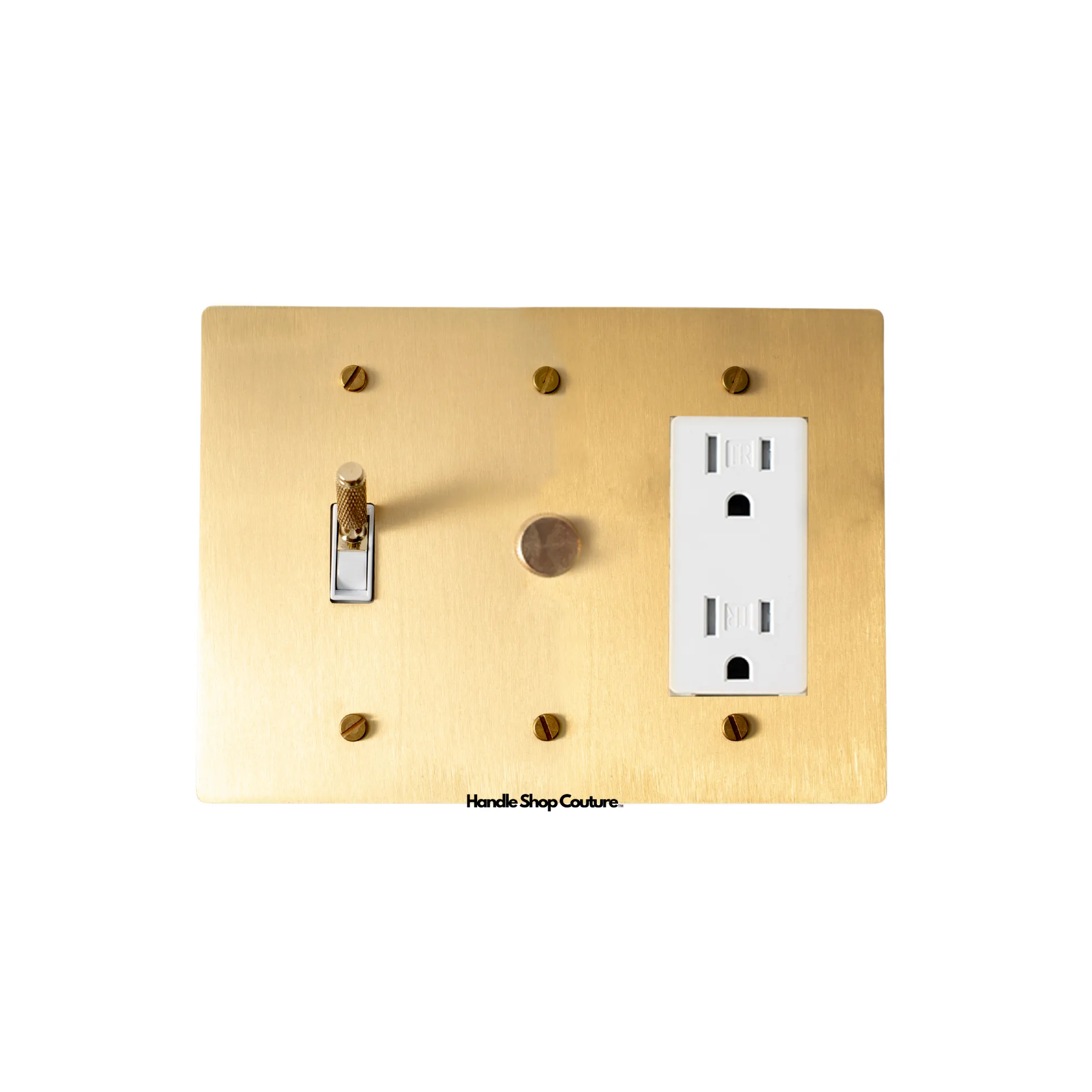 KLAS / Brass Mixed Dimmer Switch (3-Gang)