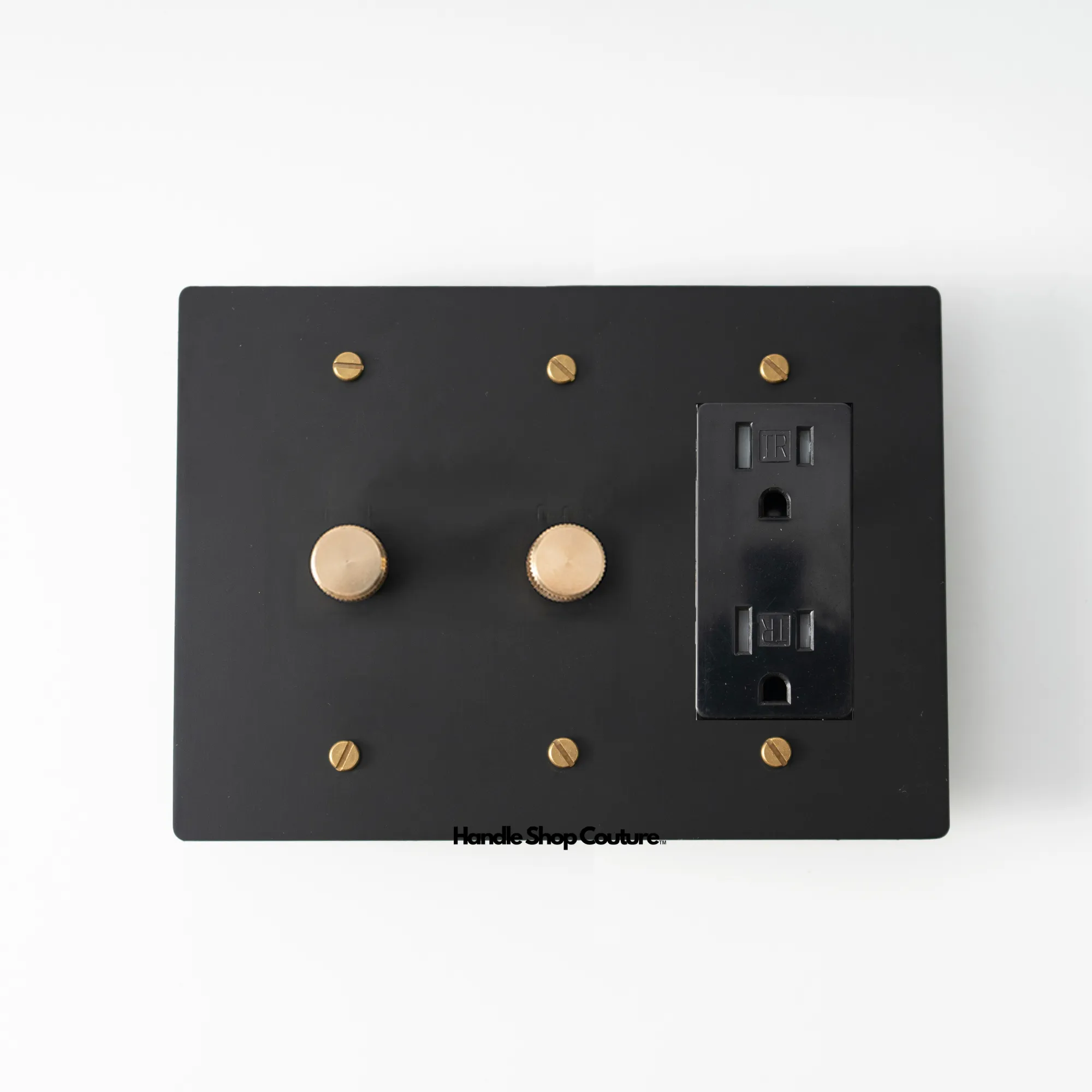 KLAS / Brass Mixed Dimmer Switch (3-Gang)
