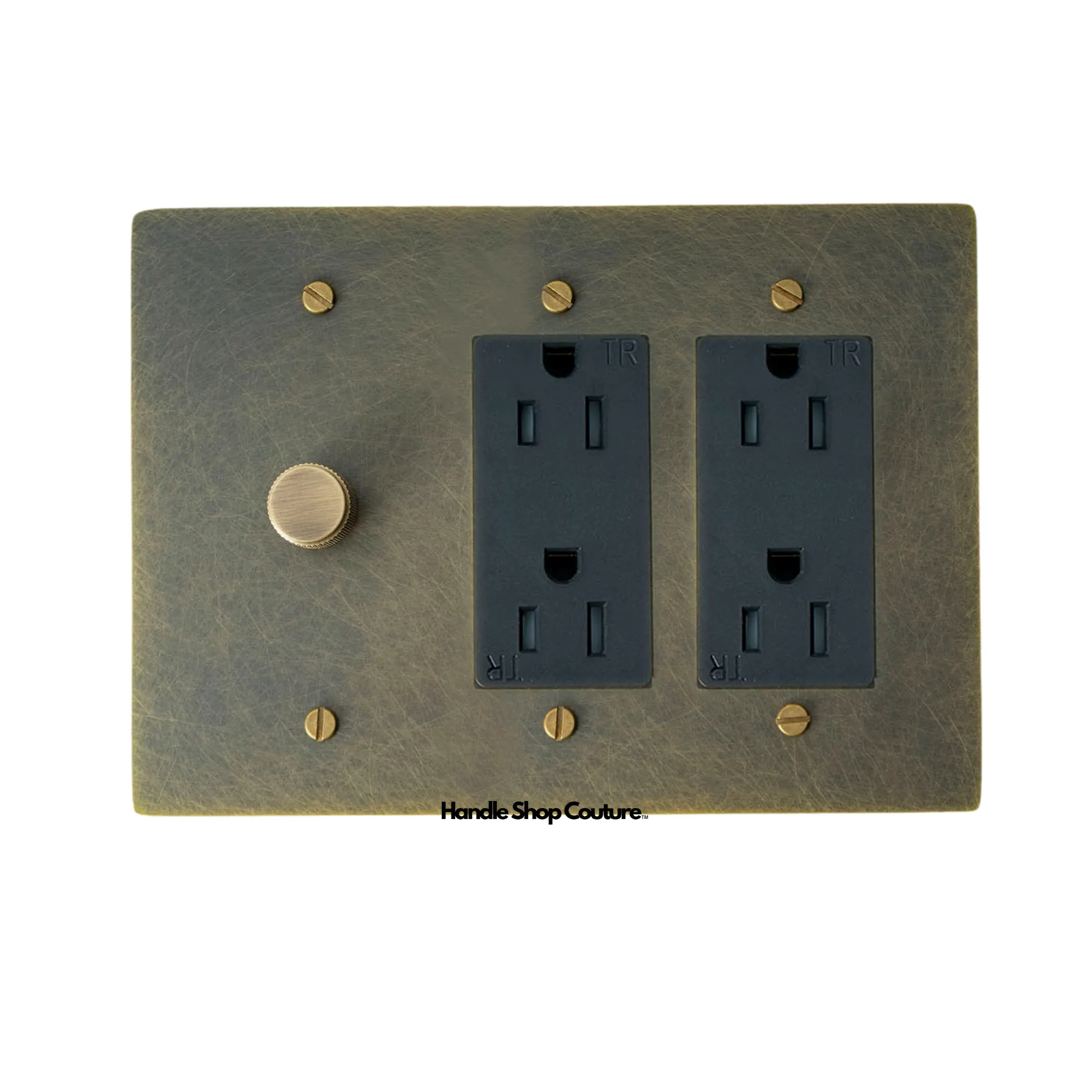 KLAS / Brass Mixed Dimmer Switch (3-Gang)