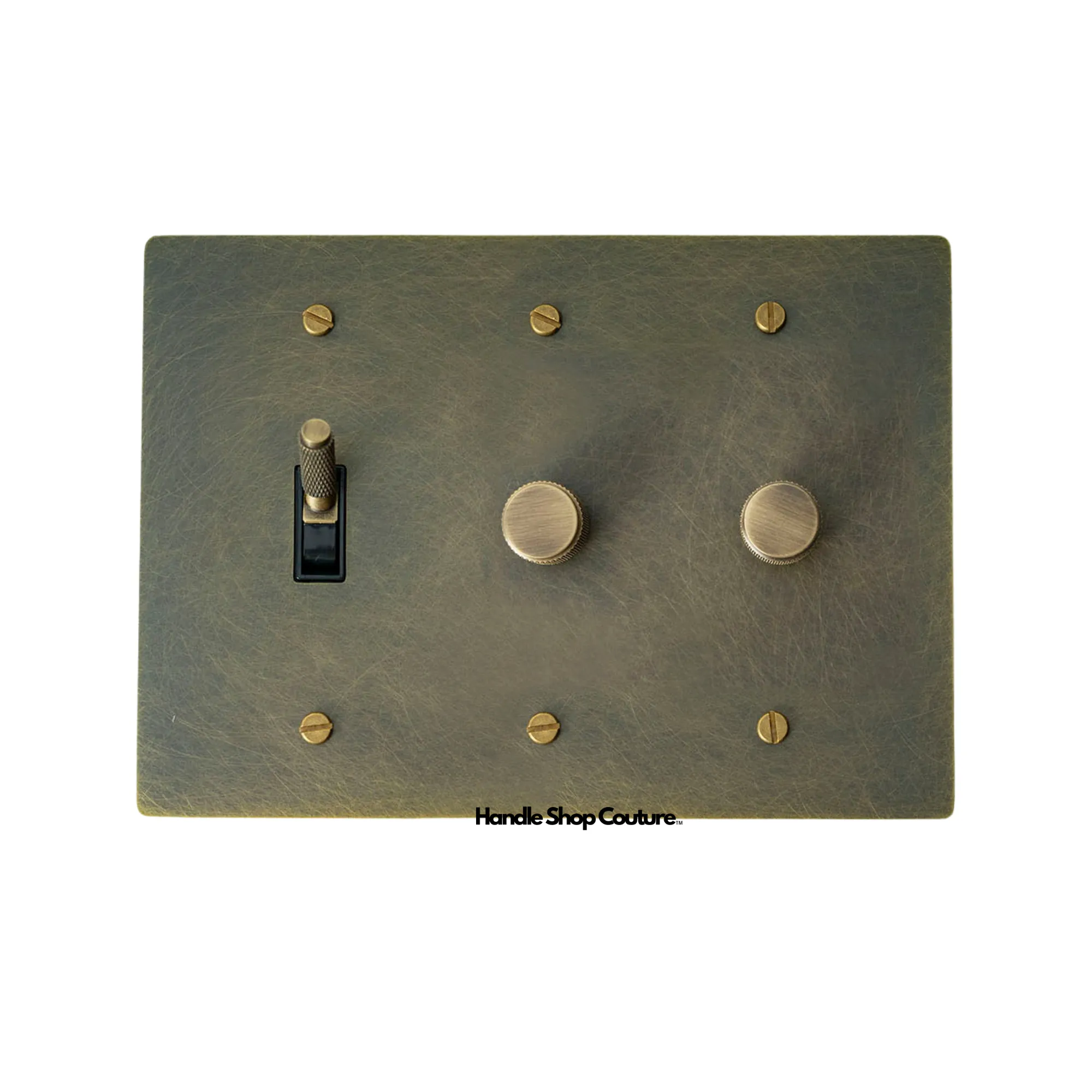 KLAS / Brass Mixed Dimmer Switch (3-Gang)
