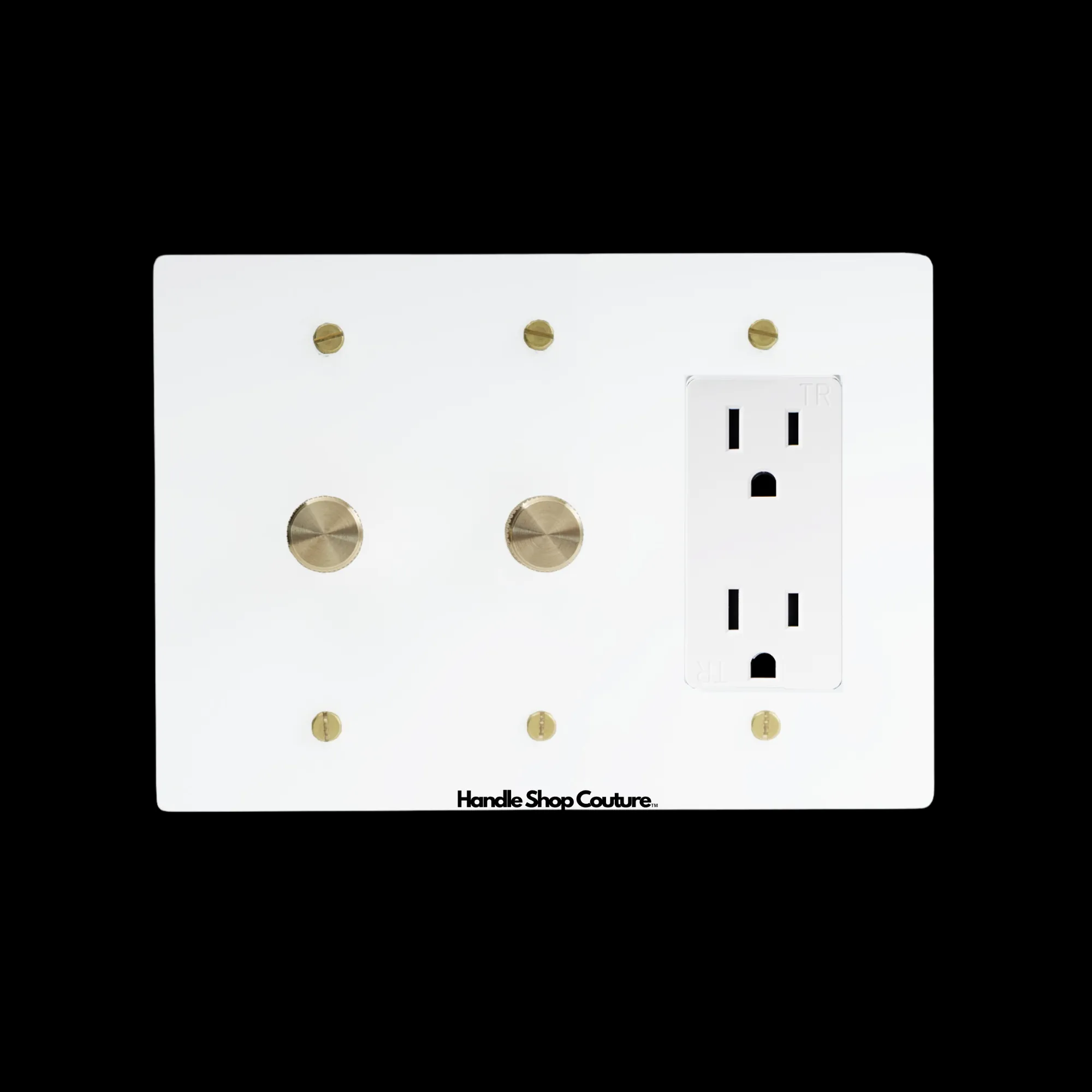 KLAS / Brass Mixed Dimmer Switch (3-Gang)