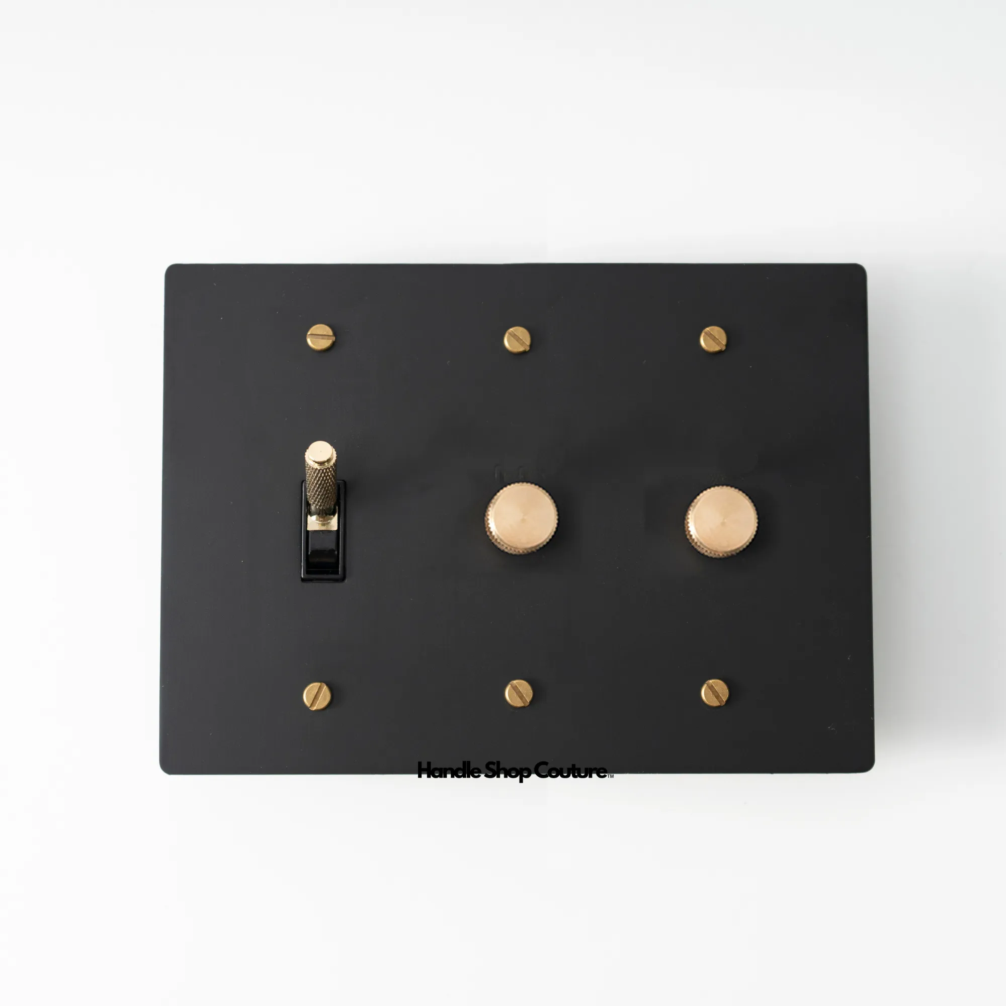 KLAS / Brass Mixed Dimmer Switch (3-Gang)
