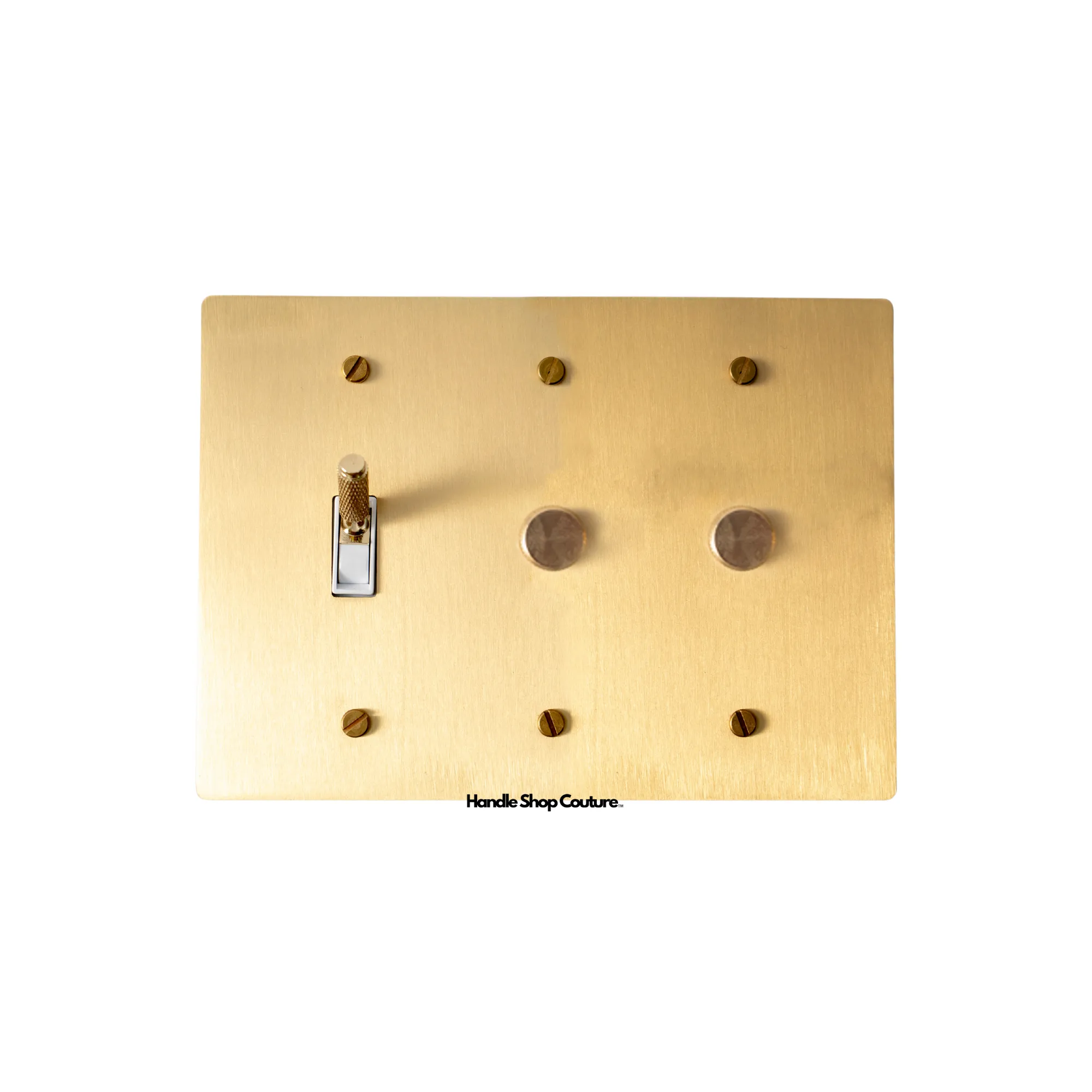 KLAS / Brass Mixed Dimmer Switch (3-Gang)