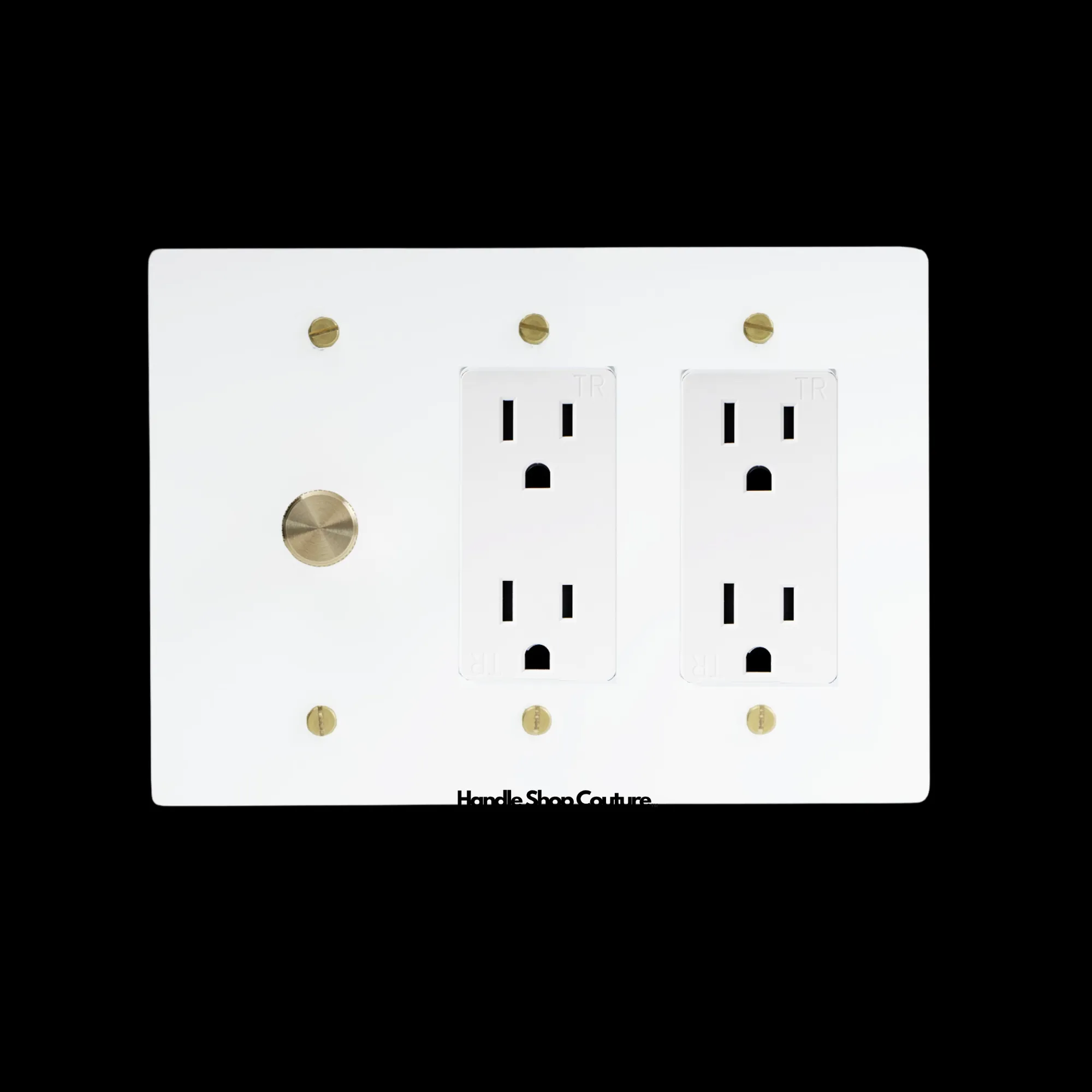 KLAS / Brass Mixed Dimmer Switch (3-Gang)