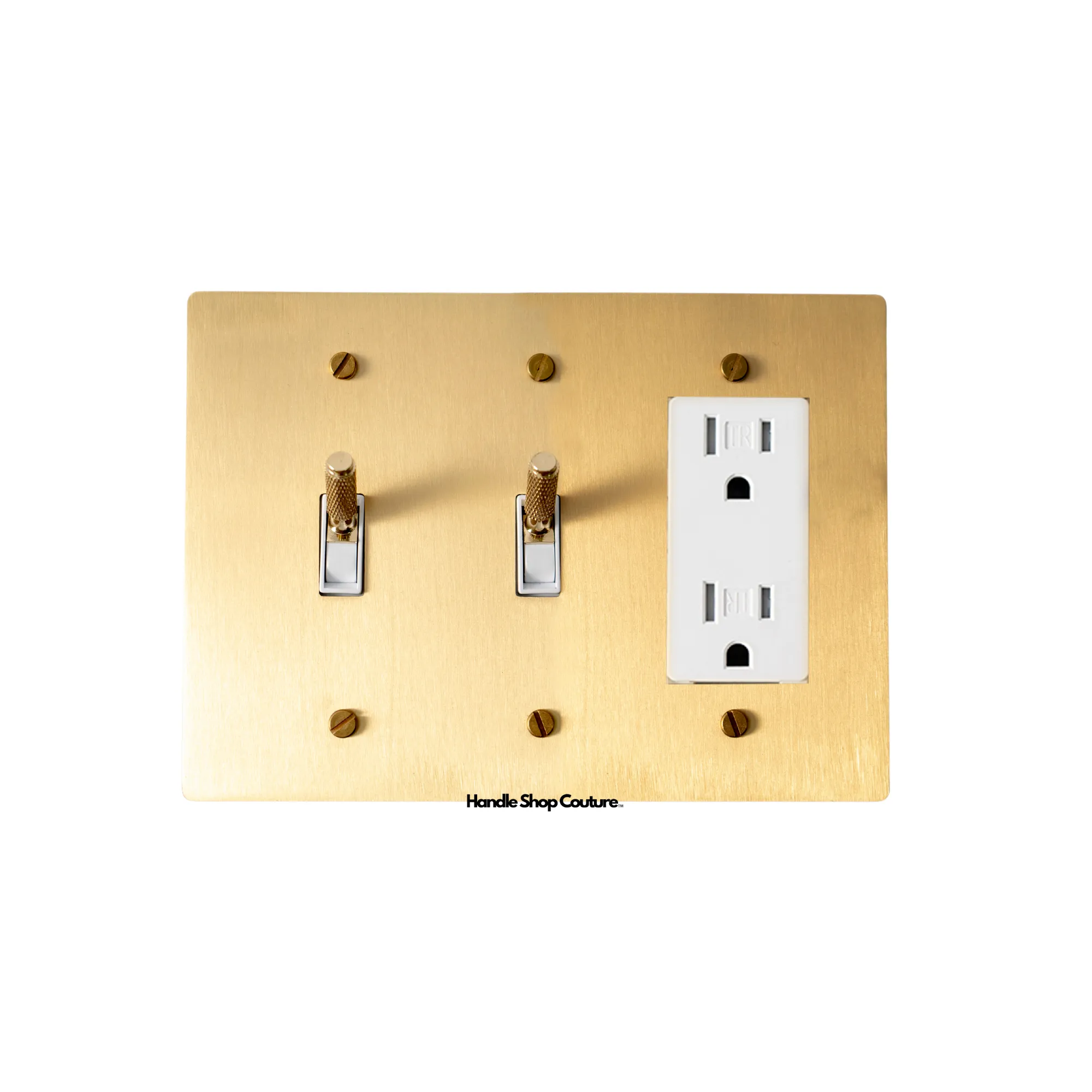 KLAS / Brass Mixed Dimmer Switch (3-Gang)