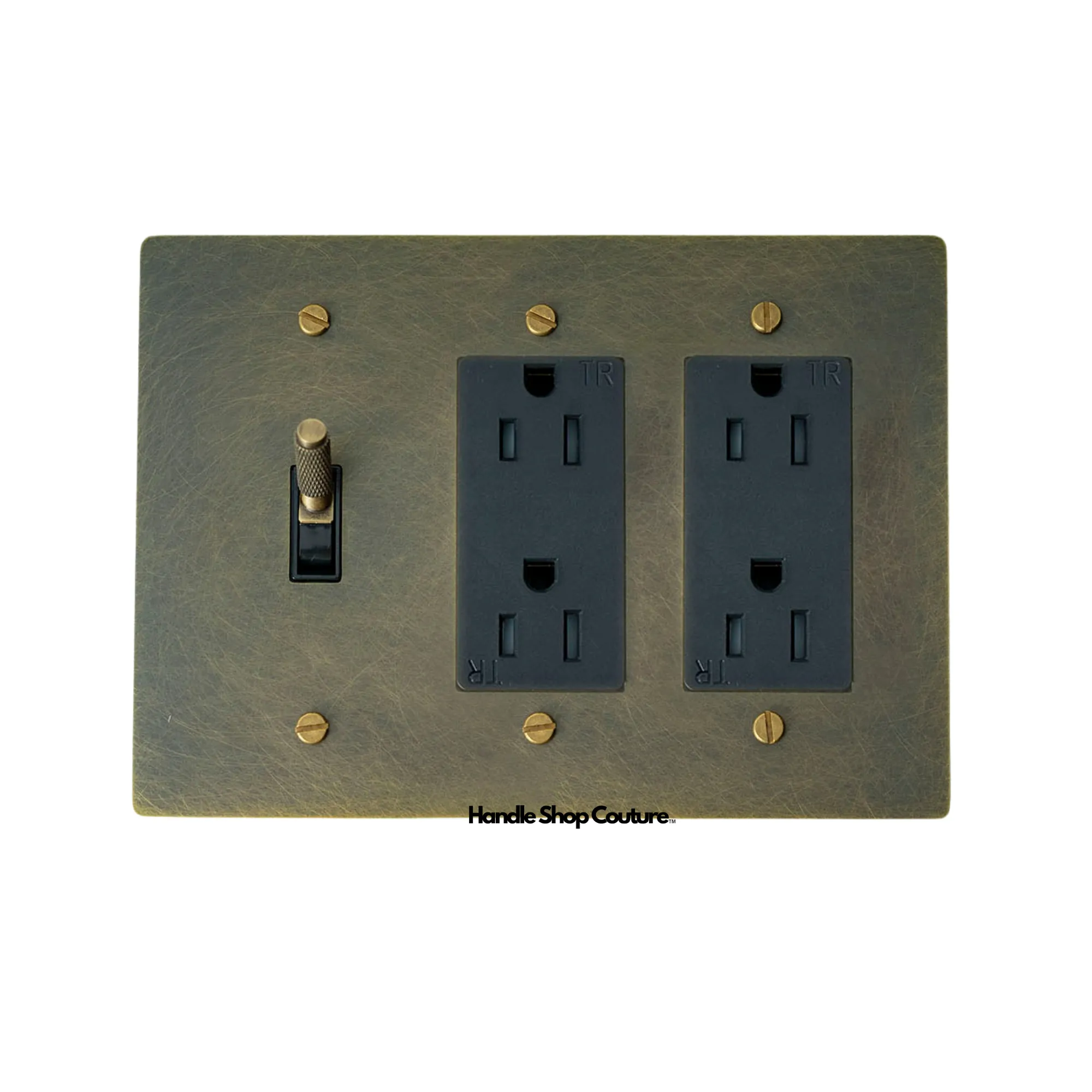 KLAS / Brass Mixed Dimmer Switch (3-Gang)