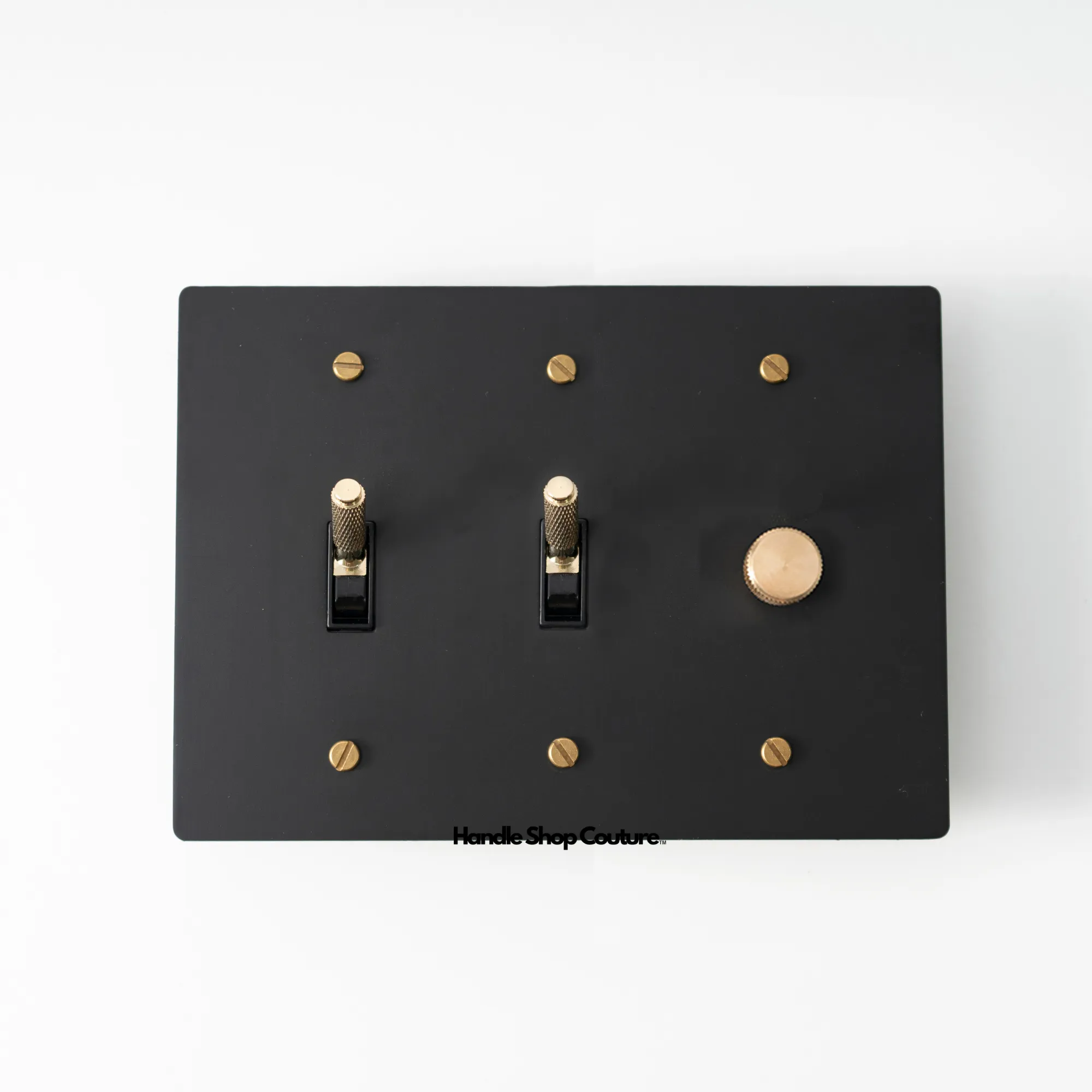 KLAS / Brass Mixed Dimmer Switch (3-Gang)