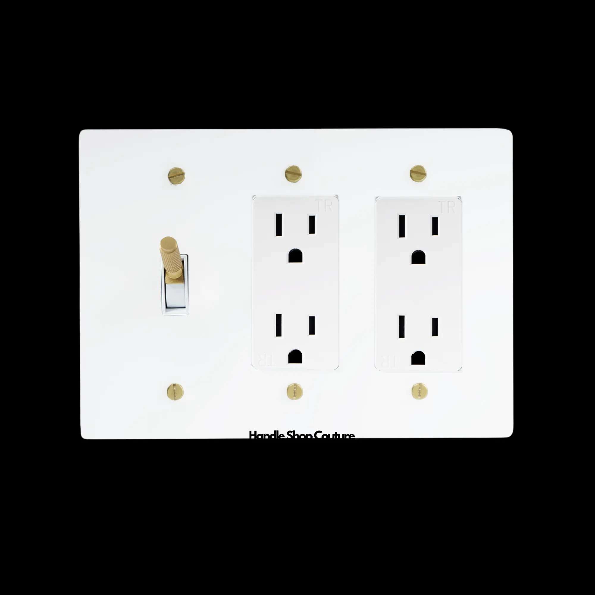 KLAS / Brass Mixed Dimmer Switch (3-Gang)
