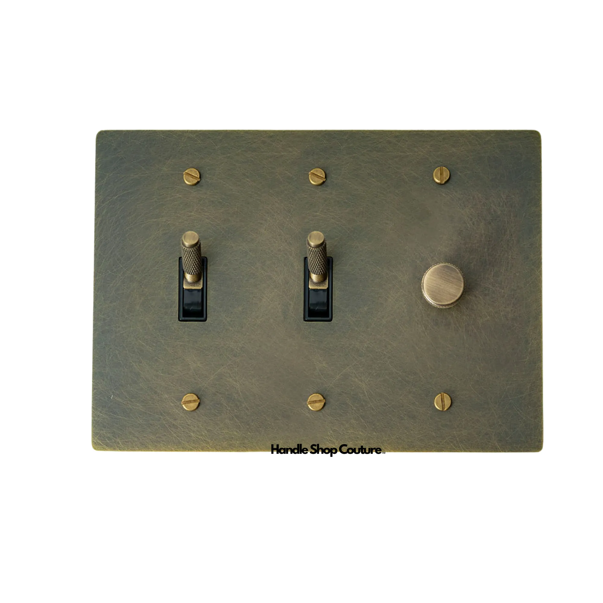 KLAS / Brass Mixed Dimmer Switch (3-Gang)