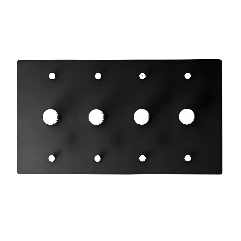 KLAS / Brass Rotary Dimmer Switch (4-Gang)