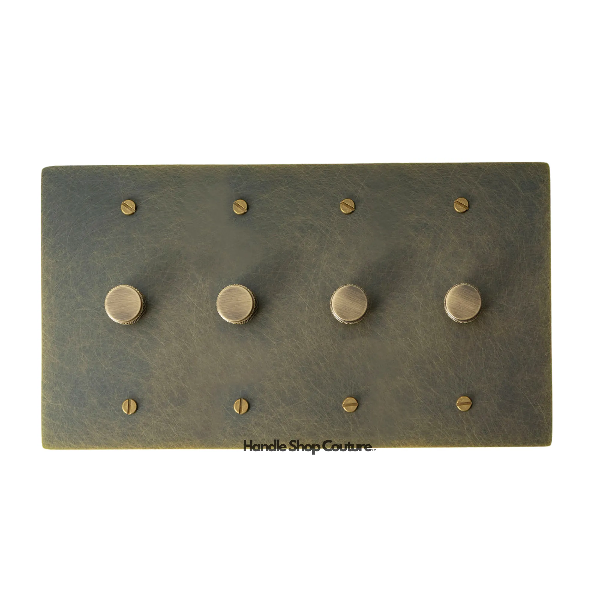 KLAS / Brass Rotary Dimmer Switch (4-Gang)