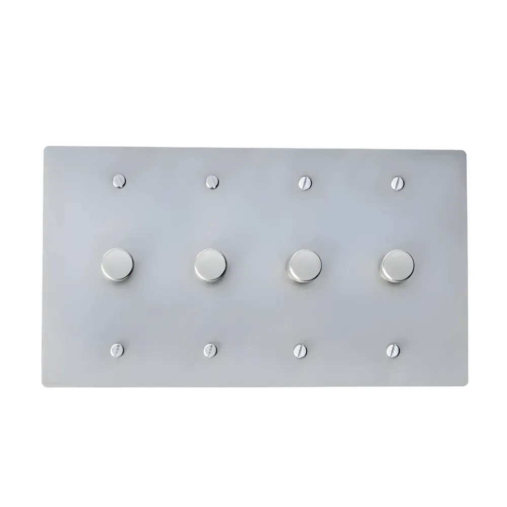 KLAS / Brass Rotary Dimmer Switch (4-Gang)