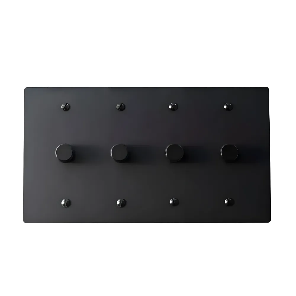 KLAS / Brass Rotary Dimmer Switch (4-Gang)