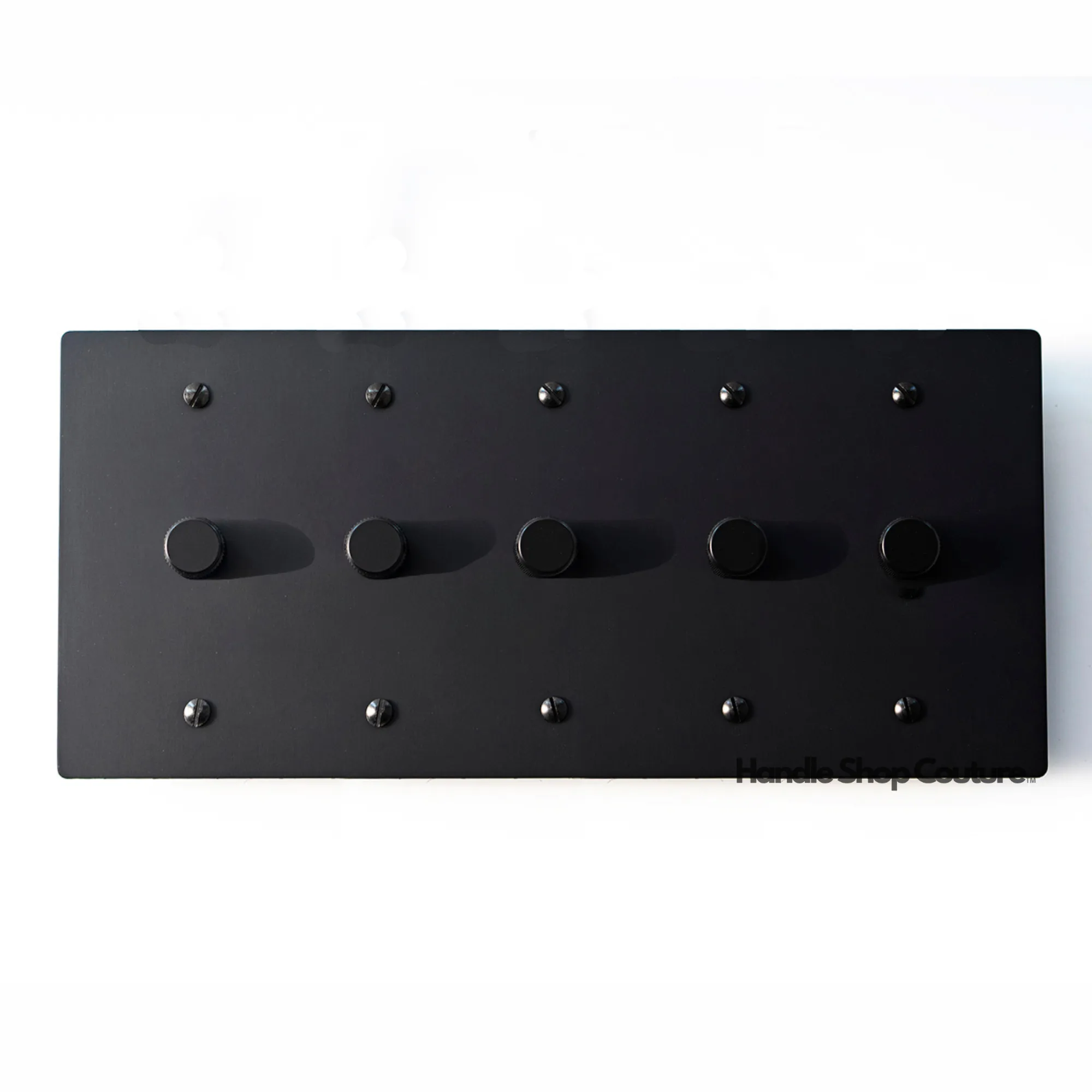KLAS / Brass Rotary Dimmer Switch (5-Gang)