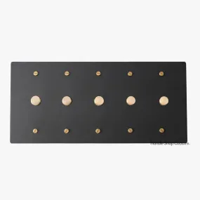 KLAS / Brass Rotary Dimmer Switch (5-Gang)