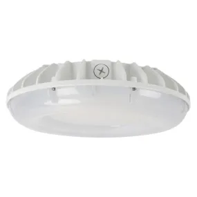 Konlite LED Canopy CP0203 Series - 30W - 3,600 Lumens - 5000K - 120-277V - White -Dimmable- 70W Equal