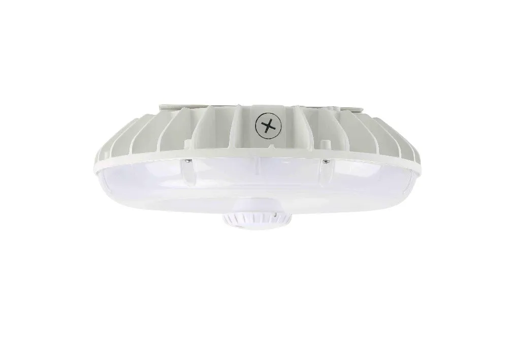 Konlite LED Canopy CP0203 Series - 30W - 3,600 Lumens - 5000K - 120-277V - White -Dimmable- 70W Equal