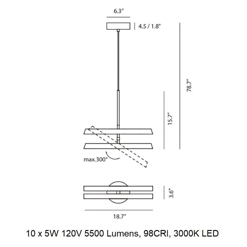 Konnect P10 LED Pendant Light