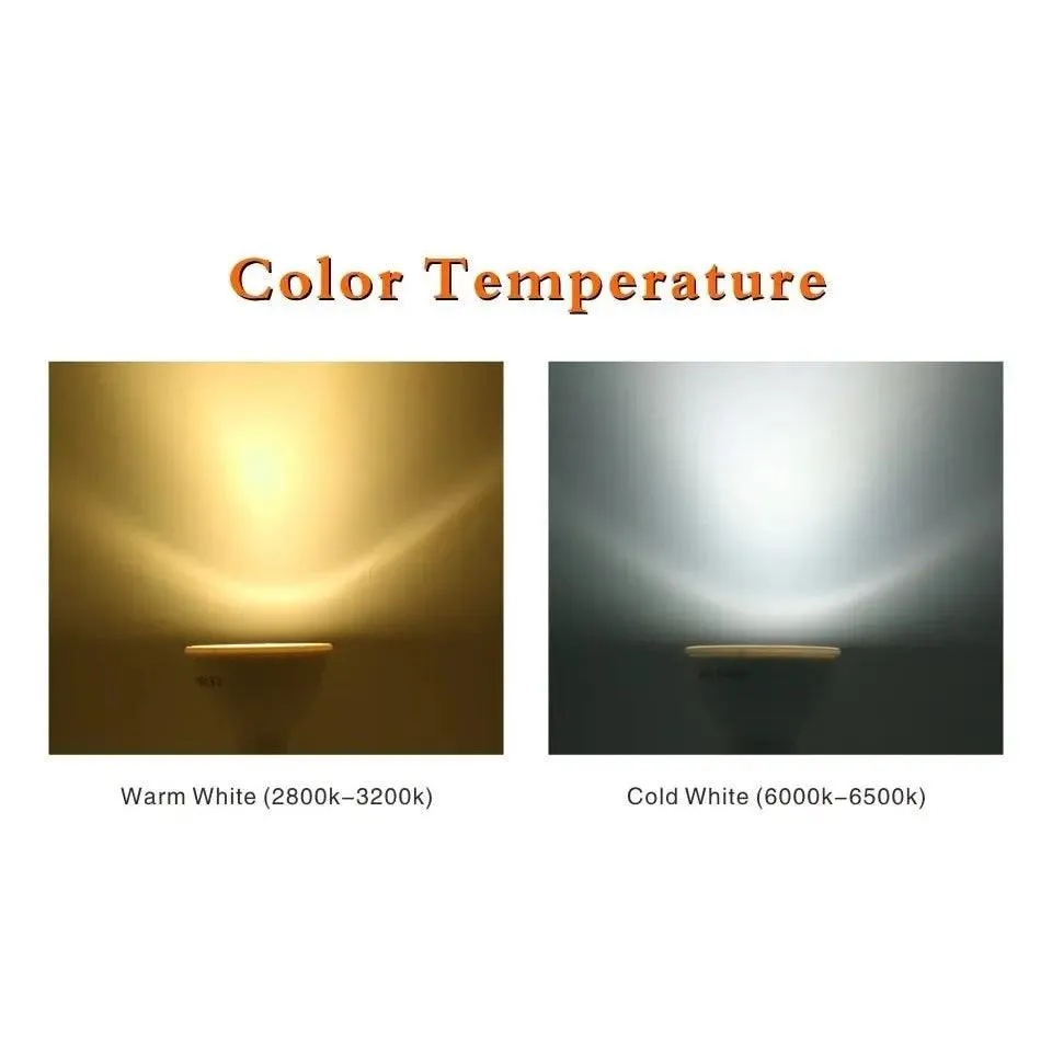 LATTUSO- 10Pcs/Lot GU10 MR16 Led Bulb| E27 E14 Cold/Warm light optional