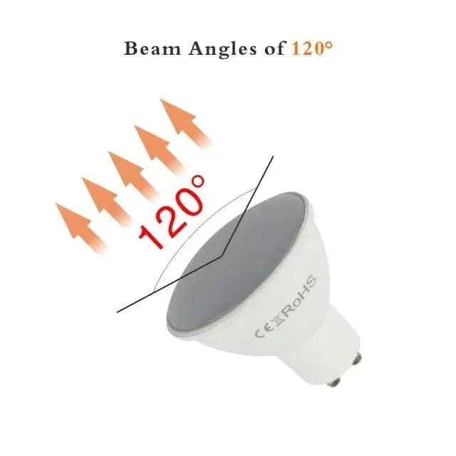 LATTUSO- 10Pcs/Lot GU10 MR16 Led Bulb| E27 E14 Cold/Warm light optional