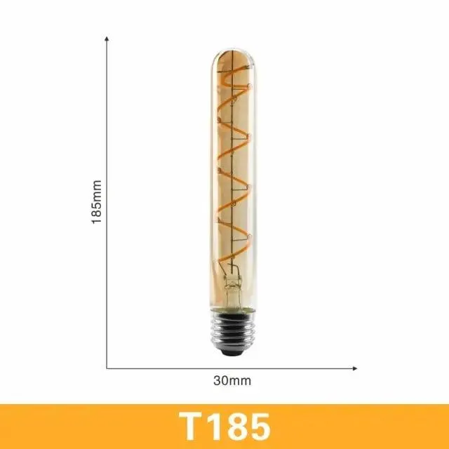 LATTUSO- LED- Filament Bulb Spiral Light/ 4W 2200K /C35 T45 optional