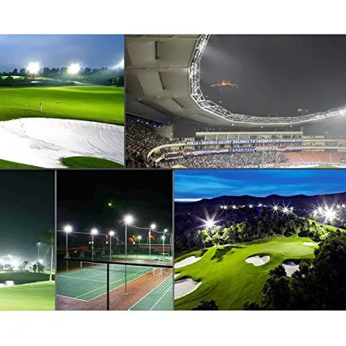 LE 100W Super Bright Outdoor LED Flood Lights, 250W HPS Bulb Equivalent, Waterproof IP65, 10150lm, Daylight White, 6000K, Security Lights, Floodlight, 5 Years Warrenty