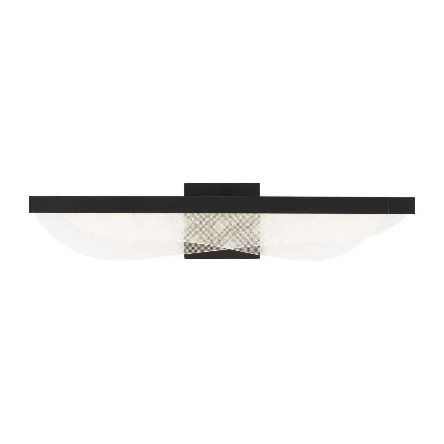 LED Bath from the Nyra Collection in Nightshade Black Finish by Visual Comfort Modern